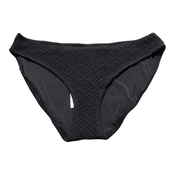 Mindy x Andie Swim NWT Elevated Textured Popcorn 2-Piece Bikini Classic Black XL - Picture 6 of 15